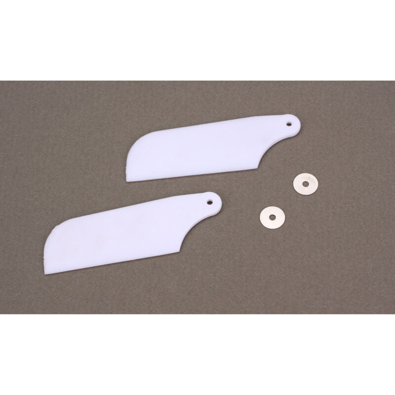 Blade Helicopters Tail Rotor Blade Set, White: B450, 330X, 330S