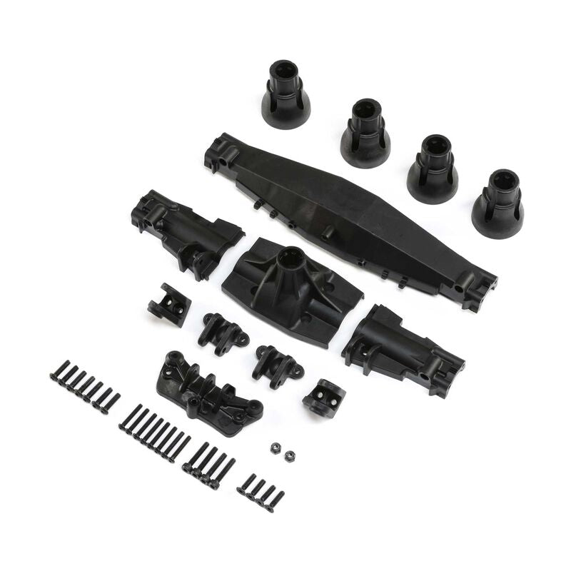 Losi Axle Housing Set Complete, Rear: LMT