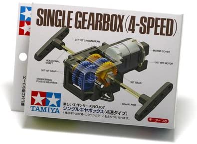 TAMIYA America, Inc Single Gearbox, 4-Speed, TAM70167