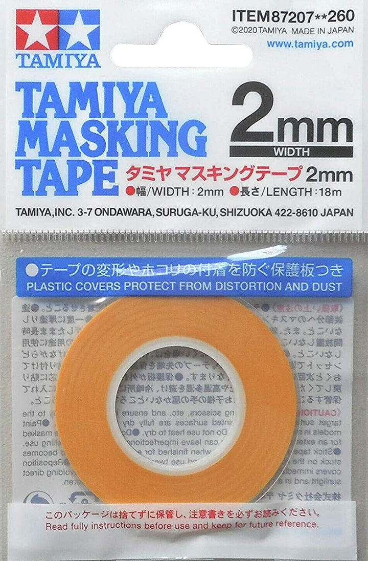 TAMIYA America, Inc Masking Tape, 2mm, TAM87207