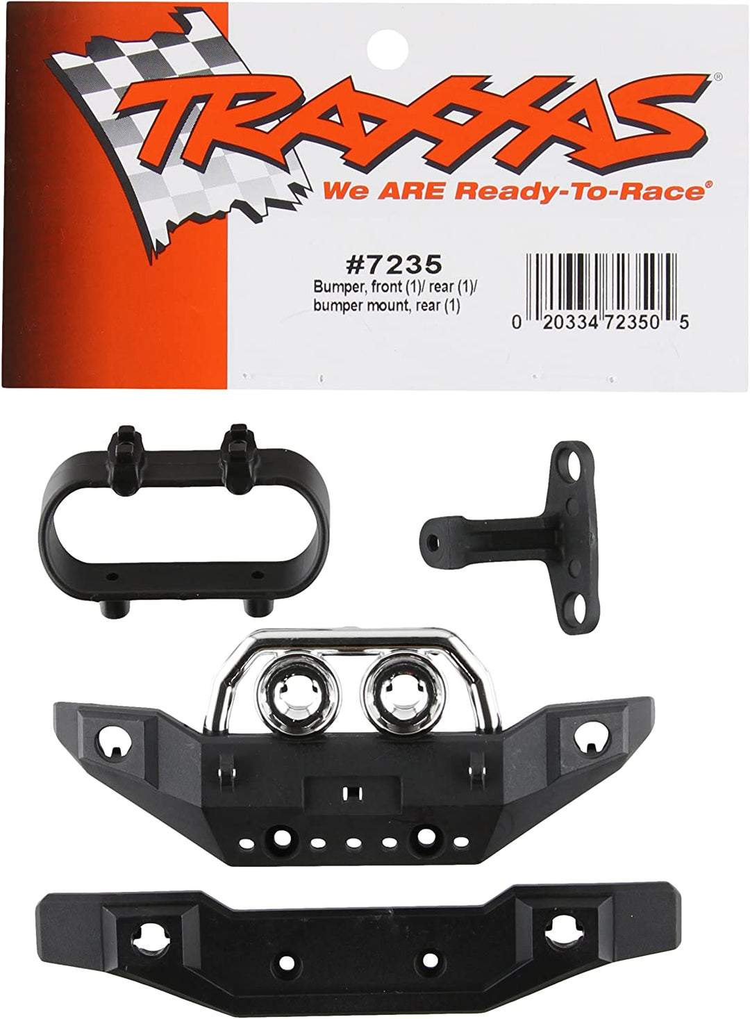 Traxxas 7235 Front and Rear Bumpers and Mounts, 1/16 Summit