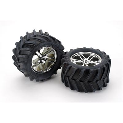 Traxxas 5173 Chevron Tires & Wheels