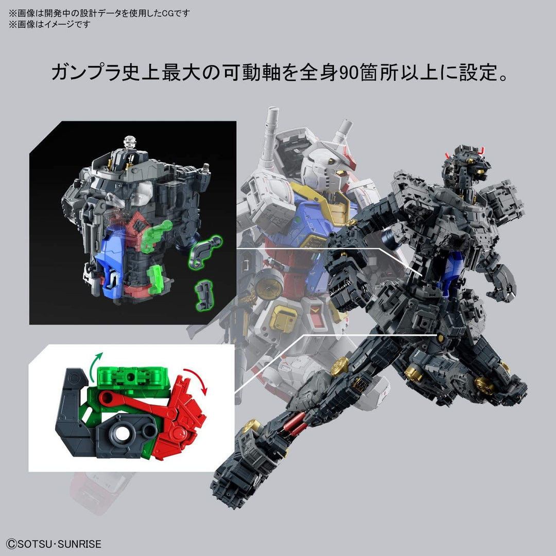 Bandai Perfect Grade Unleashed RX-78-2 Gundam E.F.S.F. Prototype Close-combat Mobile Suit