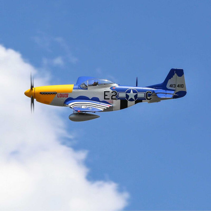 E-flite P-51D Mustang 1.5m Smart BNF Basic with AS3X and SAFE Select