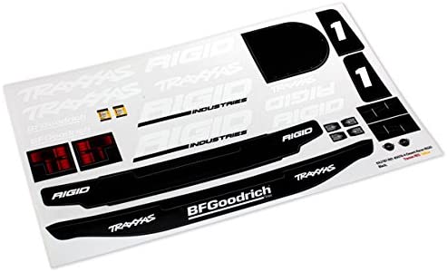 Traxxas 8516 Rigid Edition Unlimited Desert Racer Decals, Red