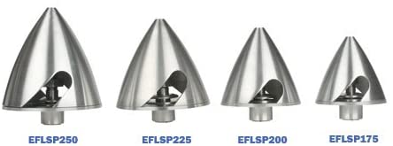 E-flite 2.00" Aluminum Spinner with 4mm & 5mm Collets, EFLSP200