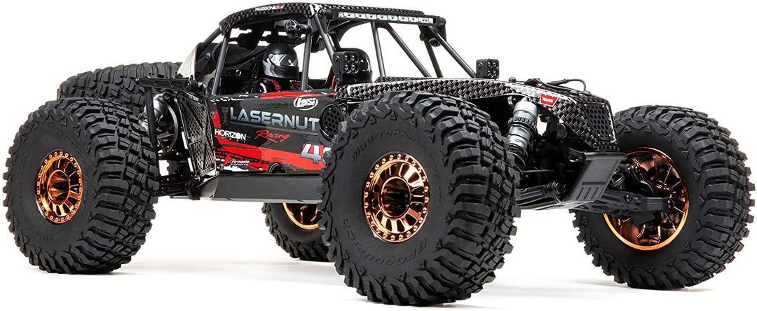 Losi 1/10 Lasernut U4 4WD Brushless RTR (Battery and Charger not Included) with Smart ESC, Black, LOS03028T2
