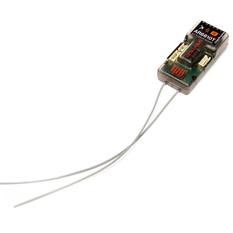 Spektrum AR6610T DSMX 6-Channel Telemetry Receiver