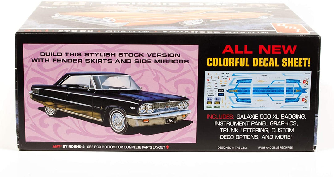 AMT - 1963 Ford Galaxie 500 XL, Advance Customizing Kit, 1:25