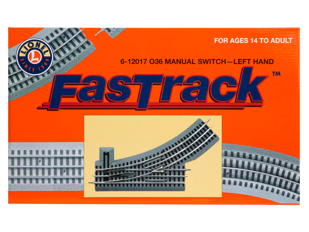 Lionel FasTrack O36 Manual Switch - Left Hand