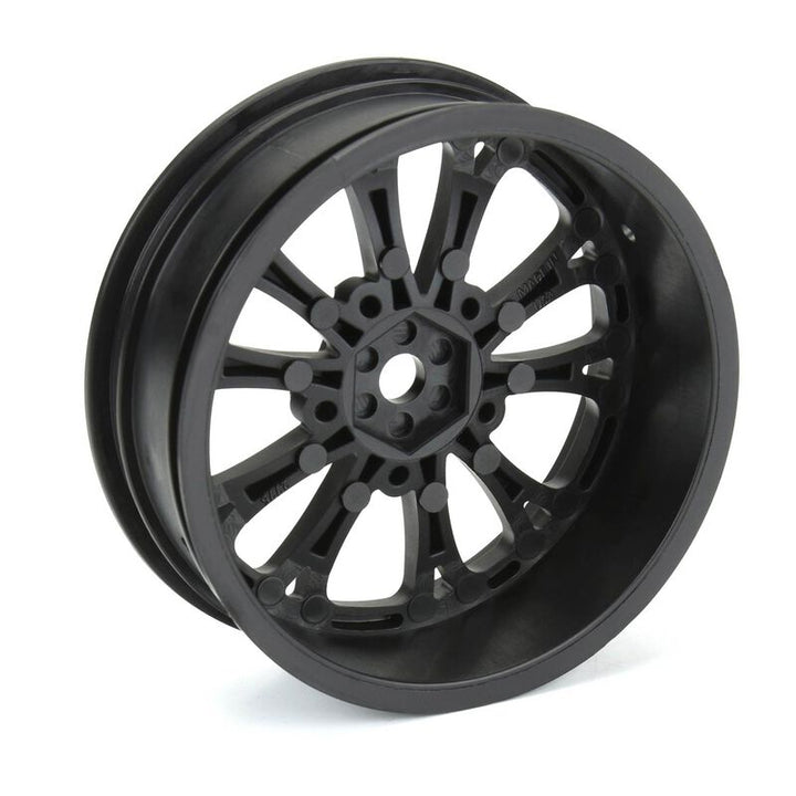 Pro-Line 1/10 Pomona Drag Spec Front 2.2" 12mm Drag Wheels (2) Black