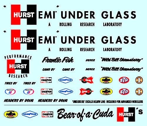 AMT 1966 Plymouth Barracuda Hemi Under Glass 1/25 Scale