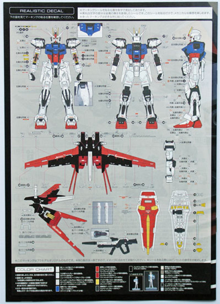 Bandai RG Aile Strike Gundam O.M.N.I. Enforcer Mobile Suit GAT-X105