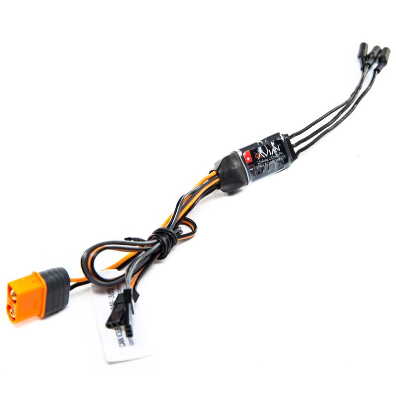 Spektrum Avian 15 Amp Brushless Smart ESC, 3S-4S