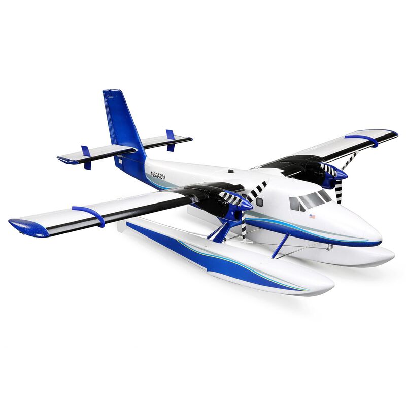 E-flite Twin Otter 1.2m BNF Basic with AS3X and SAFE, includes Floats
