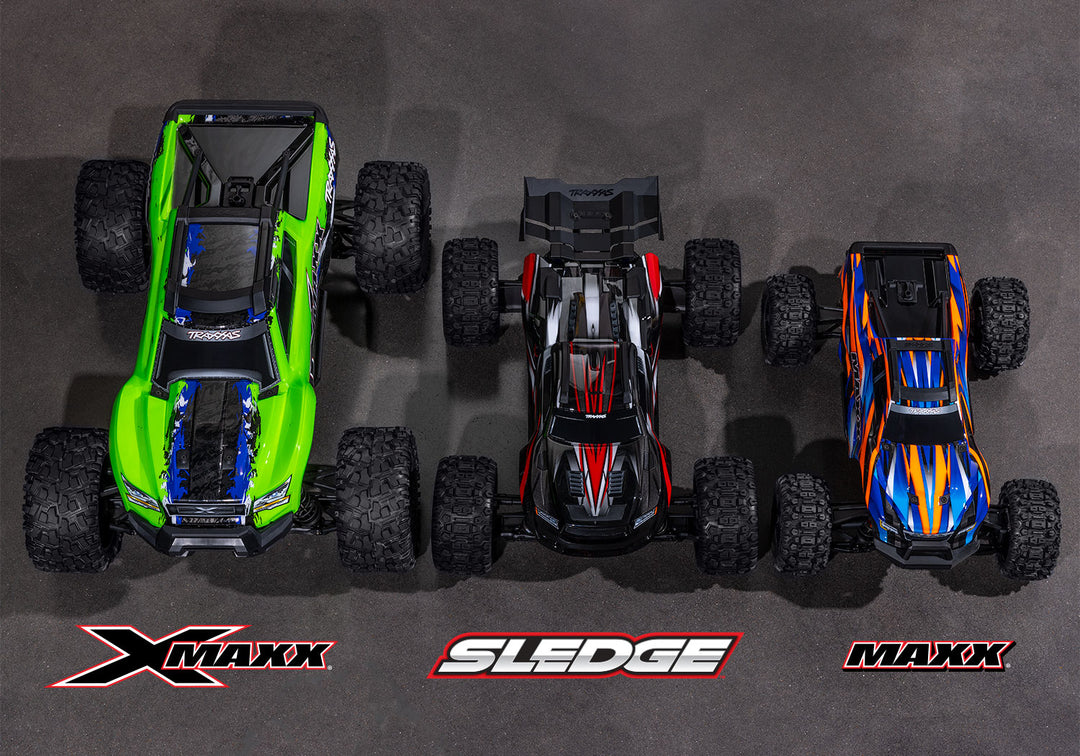 Traxxas Sledge RTR 6S 4WD Electric Monster Truck (Red) w/VXL-6s ESC & TQi  2.4GHz Radio